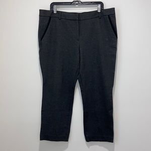 Express Columnist Ankle Mid Rise Wear to Work Pant Women Plus Size 16S